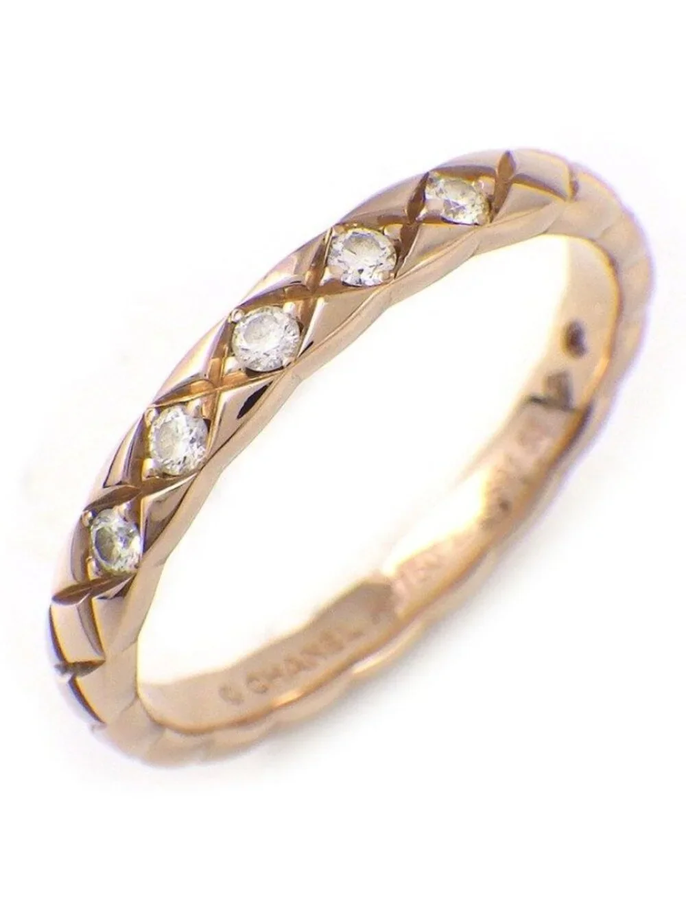 Chanel Ring Coco Crush Points Diamond